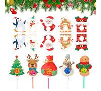 Porta Piruletas Navideño Hombres De Jengibre Y Pan De Azúcar De Chocolate