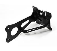 Porta Placa Lateral Soporte Matrícula Soporte de la Placa de Licencia Nummernschildhalteplatte para Yamaha XVS 650 / Yamaha XVS 1100 Todos los Modelos Ibex
