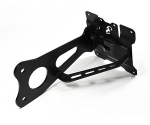 Porta Placa Lateral Soporte Matrícula Soporte de la Placa de Licencia Nummernschildhalteplatte para Yamaha XVS 650 / Yamaha XVS 1100 Todos los Modelos Ibex