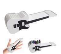 Porta Plettri per Chitarra, Portaplettri per Chitarra para Músicos y Guitarristas Supporto per Plettri Soporte para Púas de Guitarra para Guardar y Exhibir Púas, 1 Piezas, Blanco