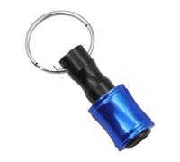 Porta puntas de destornillador hexagonal portátil de 1/4 pulgadas, llavero de cambio rápido, adaptador de broca