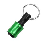 Porta puntas de destornillador hexagonal portátil de 1/4 pulgadas, llavero de cambio rápido, adaptador de broca