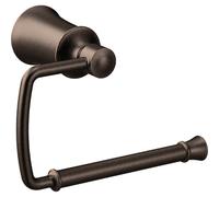 Porta rollo de papel higi nico de un solo poste Dartmoor de Moen YB2108ORB en bronce frotado con aceite