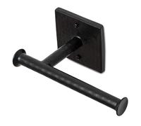 Porta rollo de papel higi nico y dispensador de metal martillado a mano Monarch Abode 19133