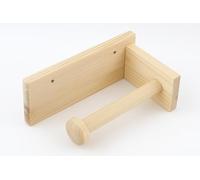 Porta Rollos baño. En Madera de Pino Macizo en Crudo, se Puede Pintar. Medidas: 20 * 11 * 9 cms.