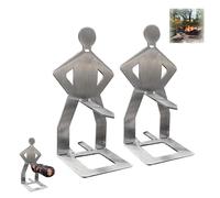 Porta salchichas para barbacoa de acero inoxidable, parrilla creativa de pie para salchichas, parrilla portátil para hot dogs, parrilla para salchichas de imitación para accesorios de cocina al aire