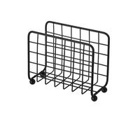 Porta Servilletas Metálico Negro de 14x7x12 cm - Servilletero Vertical con Diseño Geométrico Moderno, Estilo Industrial para Cocina, Comedor o Exterior