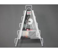 Porta Tapas De 6 Plazas Para Pared De Color Blanco