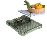 Porta tapas para ollas, estante para tablas de cortar de madera de alta calidad, estante para estante de cocina | Porta tabla ajustable, porta cuchillos que ahorra espacio, organizador de cocina para