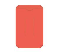 Porta tarjeta de crédito del teléfono, de silicona en la billetera para teléfono - portatodo colorido portátil para casa, viaje, bolsillo del teléfono para la vida diaria, c, rosa