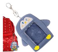 Porta tarjetas fotográficas, diseño de pingüino | funda | Photocard Holder - funda protectora de dibujos animados para bolso, bolso escolar, cumpleaños, Navidad, Fans Idol protector de foto azul 1