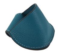 Porta Tizas para Billar de PU Azul, Acceso Rápido y Compacto | Bolsa Portátil para Tiza, Cubierta Texturizada Antideslizante, Uso en Torneos y Práctica, para Club