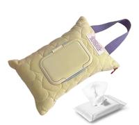 Porta Toallitas para Bebé | Dispensadora Acolchada Para Viaje De Pañales,De Toallitas De Doble Capa,para Viajes Baño Coche Camping y Carrito