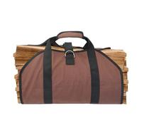 Porta Troncos - de Madera de Grande, transportador de Madera para Exteriores, Asas de Costura reforzadas, Saco de Almacenamiento Duradero | Grande de para leña con diseño de bols