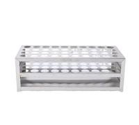 Porta Tubos de Ensayo 40 Agujeros, Soporte de Laboratorio Acero Inoxidable 304, Tamaño 19mm - Estructura Resistente, Amplia Aplicación en Clases y Laboratorios