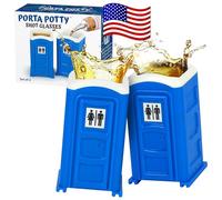 Porta - Vasos de chupito para orinal, regalos de broma para hombres, la mejor opción para tu humor #2, divertido vaso de chupito de elefante blanco, regalo secreto de Papá Noel y coleccionistas de