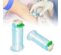 Portaaguja cilíndrica de bloqueo para la práctica de sutura, Herramientas de costura desechables para la formación del procedimiento de sutura, Estudiantes, Enfermeras, Veterinarios, 200pcs