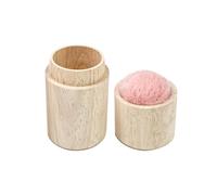 Portaagujas de Coser - Alfiletero, Alfiletero de Costura, Portaagujas de Coser, Herramienta de Caja de Costura con Bolas de Agujas de Coser | Caja y tapa de almacenamiento de agujas de madera,