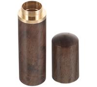 Portaagujas Portátil de Madera para Costura, Estuche de Agujas | Uso Doméstico para Quilting, Mantiene Agujas Limpias y Ordenadas, Color Café, Compacto y Multifunción