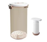 Portaalimentos a prueba de fugas: tapa hermética, carcasa transparente, protección al vacío resistente a la humedad, recipiente modular que ahorra espacio | Au transparente impermeable