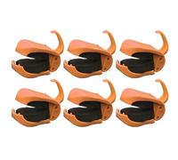 Portabastón multifuncional - Juego de 6 accesibles reutilizables antideslizantes para mosca | Ligaduras para caña | para pesca en río, lago, arroyo, agua dulce, jigging, trolling,