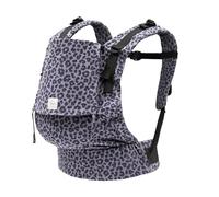 Portabebé Stokke Limas Flex, Leopard Lilac (OCS) - Portabebés de hebilla completa - Tres opciones de transporte - Seguro para bebés de 1 mes/4 kg a 20 kg