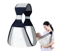 Portabebés ajustable para niños, portabebés | Portador de hombro que ahorra mano de obra | Portabebés con correa de hombro ajustable para mamá y papá, soporte para bebés de menos de 45 libras