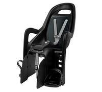 Portabebés AR en marco Polisport Groovy RS, inclinable, negro con cojín gris o