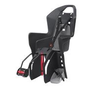 Portabebés asiento trasero Polisport para fijar en el cuadro Koolah gris con co