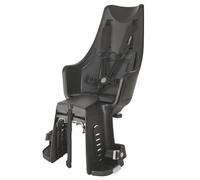 BOBIKE 8011100018 - Silla Bicicleta Trasera Exclusive Maxi Plus Anclaje en Cuadro - Segura y Elegante para niños de 9 Meses a 6 años, hasta 22 kg, Negro Urbano