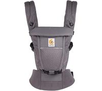 Ergobaby Mochila portabebé Adapt para recién nacidos desde el nacimiento, portabebé ergonómico de malla SoftFlex™ de 3 posiciones para transportar en el abdomen y en la espalda, Graphite Grey