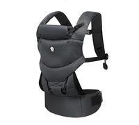 Portabebés ergonómico Dooky Urban Comfort (adecuado desde el nacimiento 0-3 años y 3,5-15 kg, ideal como primeros auxilios para el bebé, tres opciones de transporte diferentes), Grey sapphire