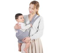 Portabebés, fular portabebés con asiento de cadera antideslizante, fular portabebés de cadera para niños pequeños, ayuda ergonómica para llevar bebés de 3 a 36 meses, niños pequeños de hasta 15 kg