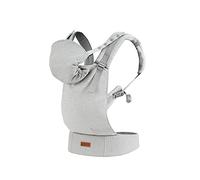 Marsupio MoMi COLLET Grey per bambini di 3-48 mesi (peso 4-20 kg),con cappuccio e poggiatesta per il bambino