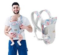 Portabebés NOLLAM, bolsa portabebés 360 ergonómica transpirable para papá, sillín, madre, niños, carro fresco, manos libres, recién nacidos