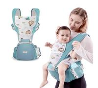 Portabebés para 0-36 meses,Mochila Portabebes Ergonomica,Mochila Porteo Bebe con Asiento de Cadera,Ajustable para bebés de 3,5 a 20 kg
