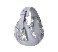 Portabebés portátil transpirable portabebés ajustable de un hombro portabebés con bolsillo frontal, correas gruesas para los hombros, portabebés para bebés de 0 a 36 meses, recién nacidos de hasta 20