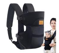 Portabebés Sostenible,Portabebés Frontal Transpirable Con Soporte Cabeza Ajustable - Bandolera Horizontal Ligero y Ajustable para Festivales, Senderismo, Actividades al Aire Libre, Ciudad,