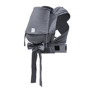 Portabebés Stokke Limas, Gris Pizarra Melange - Versión 2023 (OCS) - Portabebés de media hebilla para recién nacidos - Tres opciones de llevarlo - Seguro desde el nacimiento y hasta 15 kilos
