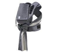 Portabebés Stokke Limas Plus, Gris Pizarra Melange - Versión 2023 (OCS) - Portabebés de media hebilla - Tres opciones de transporte - Seguro para bebés: 4-18 kilos