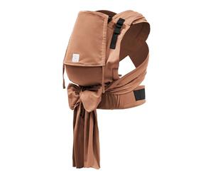 Portabebés Stokke Limas Plus, Terracotta (OCS) - Portabebés de media hebilla para recién nacidos - Tres opciones de transporte - Seguro para bebés desde 1 mes/4 kg hasta 18 kg