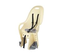 POLISPORT 8408300003 - Silla Trasera KOARI para Bicicleta con Ruedas de 26'' a 29'' Apta para niños con Peso máximo de 22kg con Anclaje en el portaequipajes MIK-HD en Color Amarillo Moon/Gris