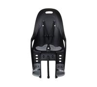 POLISPORT 8408200002 - Silla Trasera KOARI para Bicicleta con Ruedas de 26'' a 29'' Apta para niños con Peso máximo de 22kg con Anclaje en el portaequipajes en Color Negro/Gris