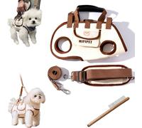 Portabebés Yorkie manos libres, mochila para perros pequeños, bolsa frontal para gatos, cachorros, arnés de chaleco portátil, de cuerpo completo, transpirable, ajustable, para mascotas de 0 a 15