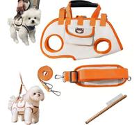 Portabebés Yorkie manos libres, mochila para perros pequeños, bolsa frontal para gatos, cachorros, arnés de chaleco portátil, de cuerpo completo, transpirable, ajustable, para mascotas de 0 a 15