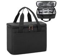 Portabebidas para coche | de almacenamiento isotérmica para bebidas de entrega de 3 tazas con separadores ajustables | de almacenamiento para bebidas | de almacenamiento de cola y