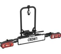 Portabicicletas de bola abatible para 1 bicicleta negro crow 1 eufab