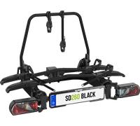 Portabicicletas de bola para furgonetas con puertas traseras de 2 bicicletas negro sd260 eufab