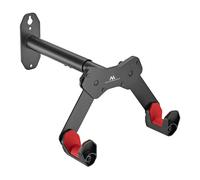Portabicicletas de pared con 2 ganchos y brazo ajustable de acero hasta 25 kg