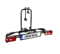 EUFAB 11569 Crow Basic - Portabicicletas para Bicicleta eléctrica (parcialmente montado, para 2 Bicicletas)